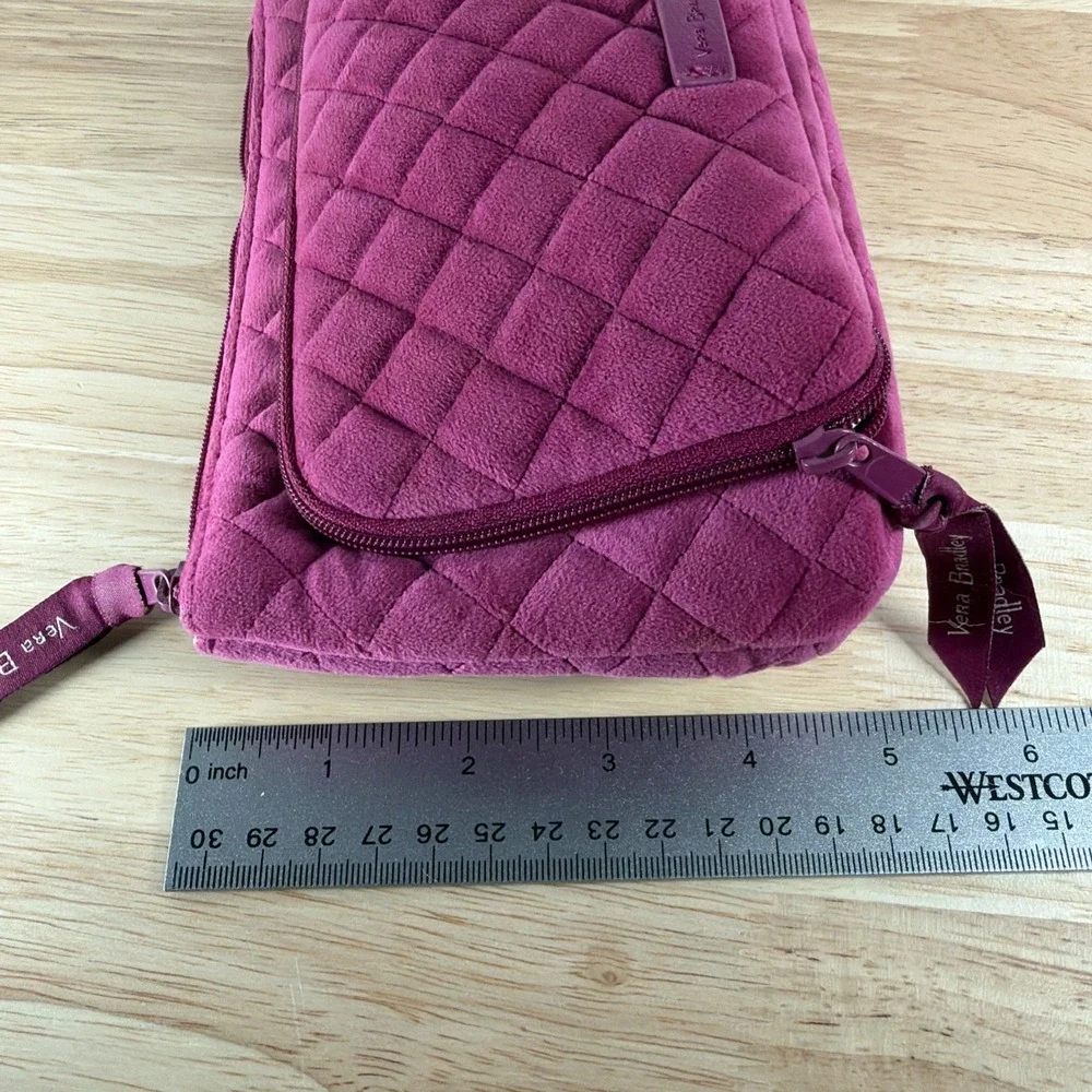 Vera Bradley Quilted Velvet Compact Organizer – Majestic Magenta 27120-U23